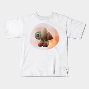 Marcel the Shell with Shoes On in a Gradient Frame Kids T-Shirt